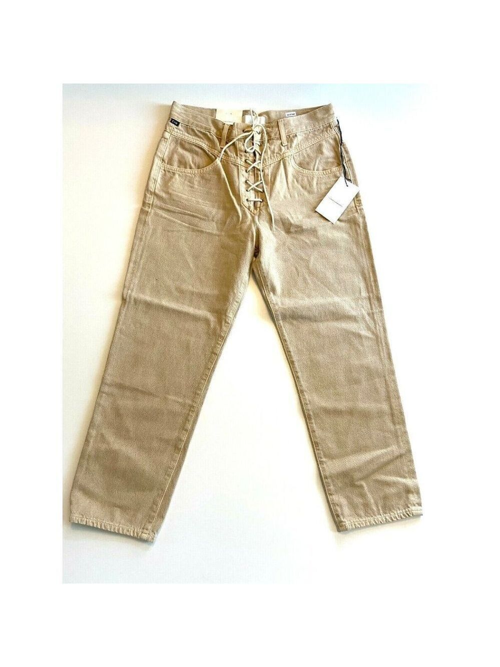 Citizens of Humanity Marlee Lace Up Taper Jeans in Dandelion Size 27